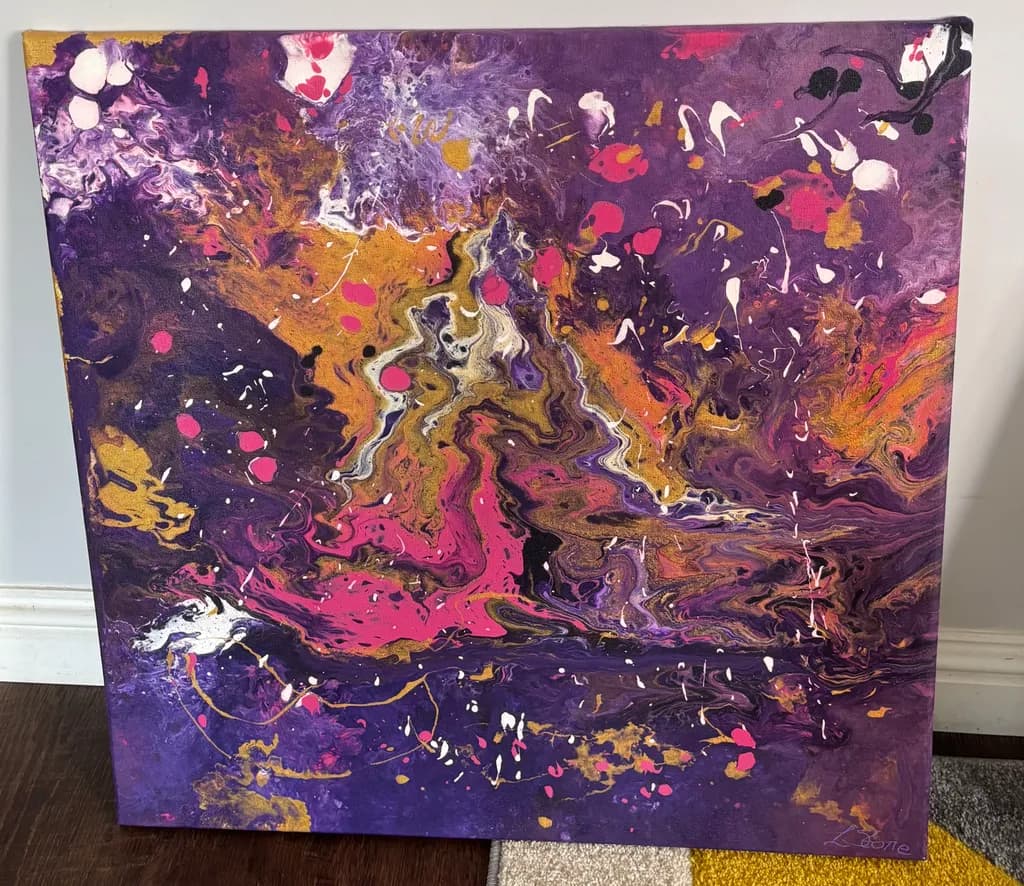Purple Swirl Cascade
