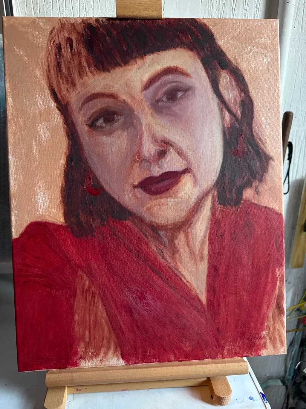 Portrait in Red