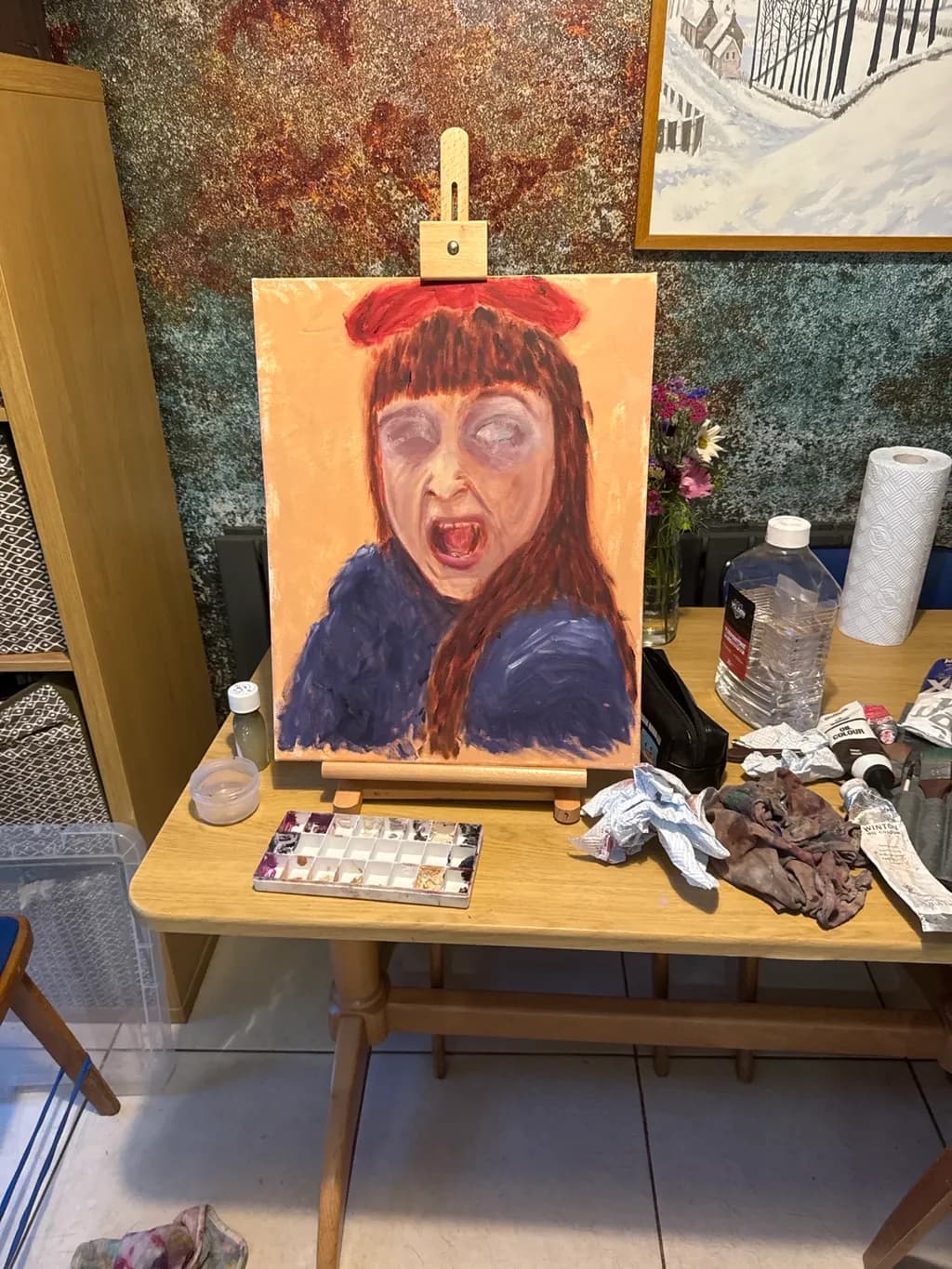 Abstract Portrait with Bow