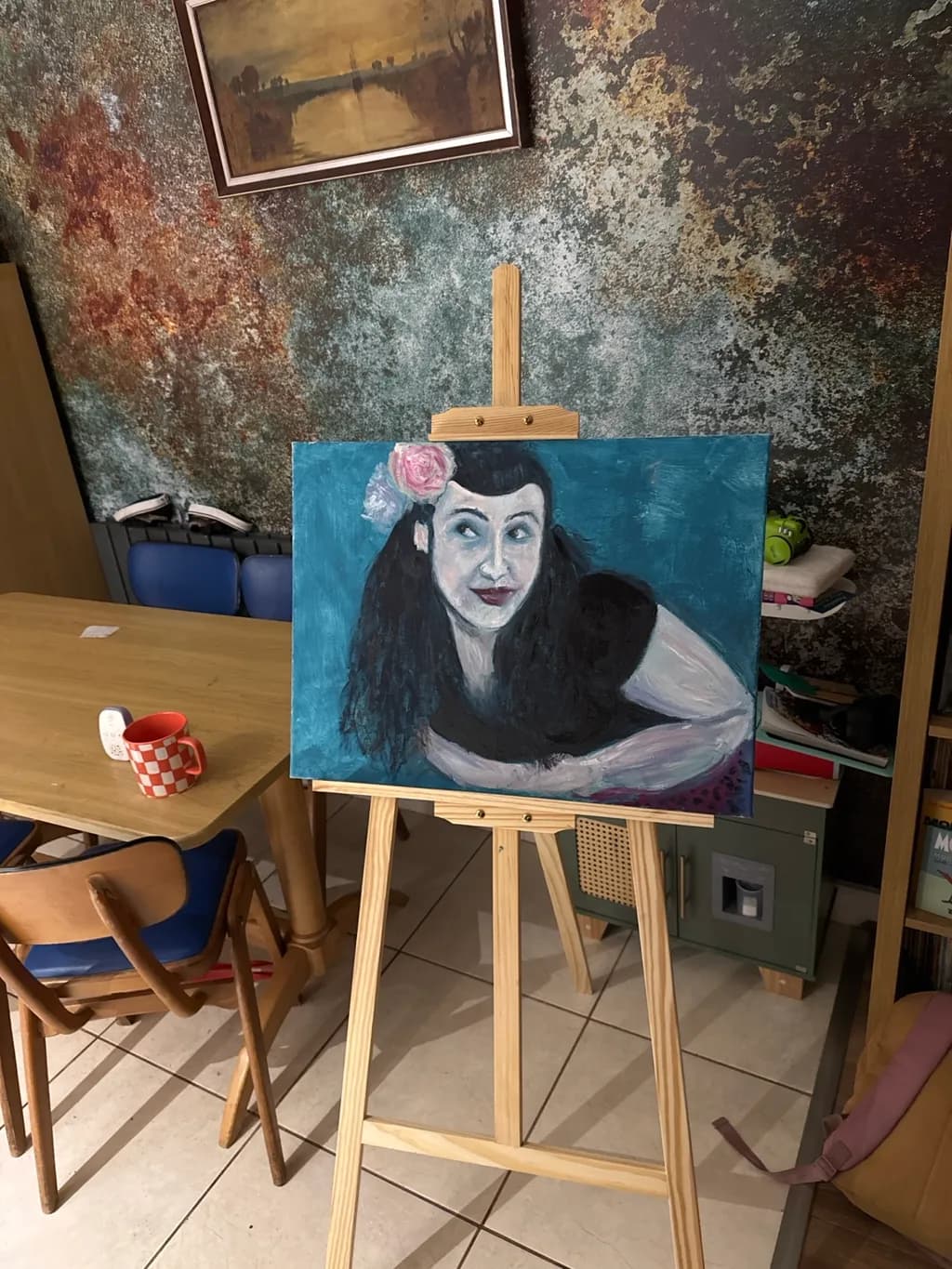 Portrait with Flower
