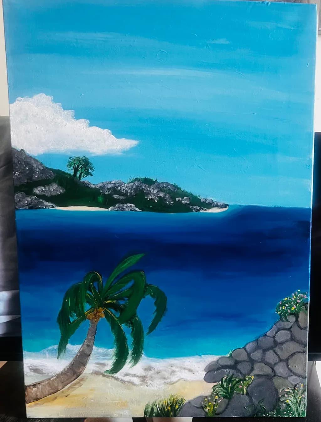 Tropical Island Coastline