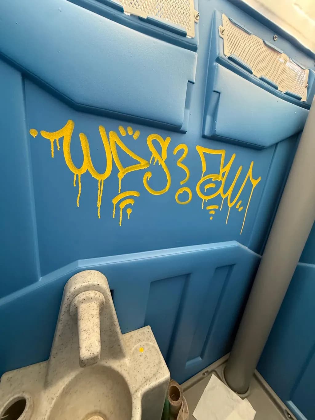 Portable Toilet Graffiti