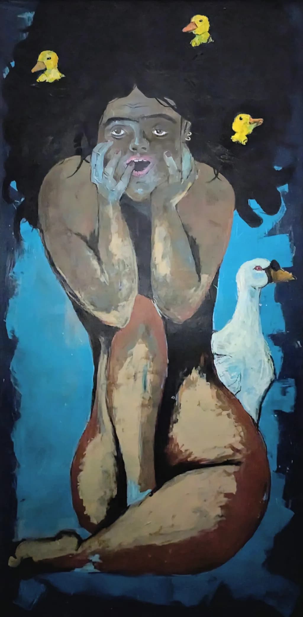 Woman with Ducks