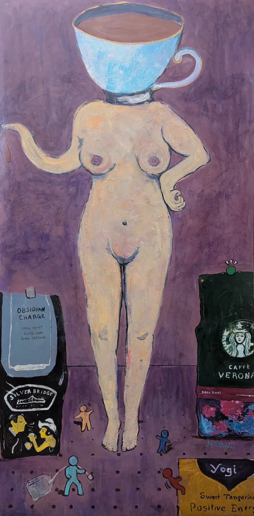 Surreal Coffee Figure
