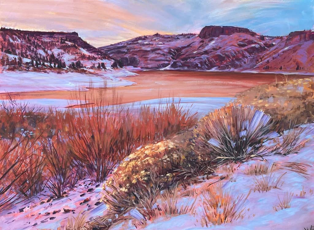 Winter Lake View