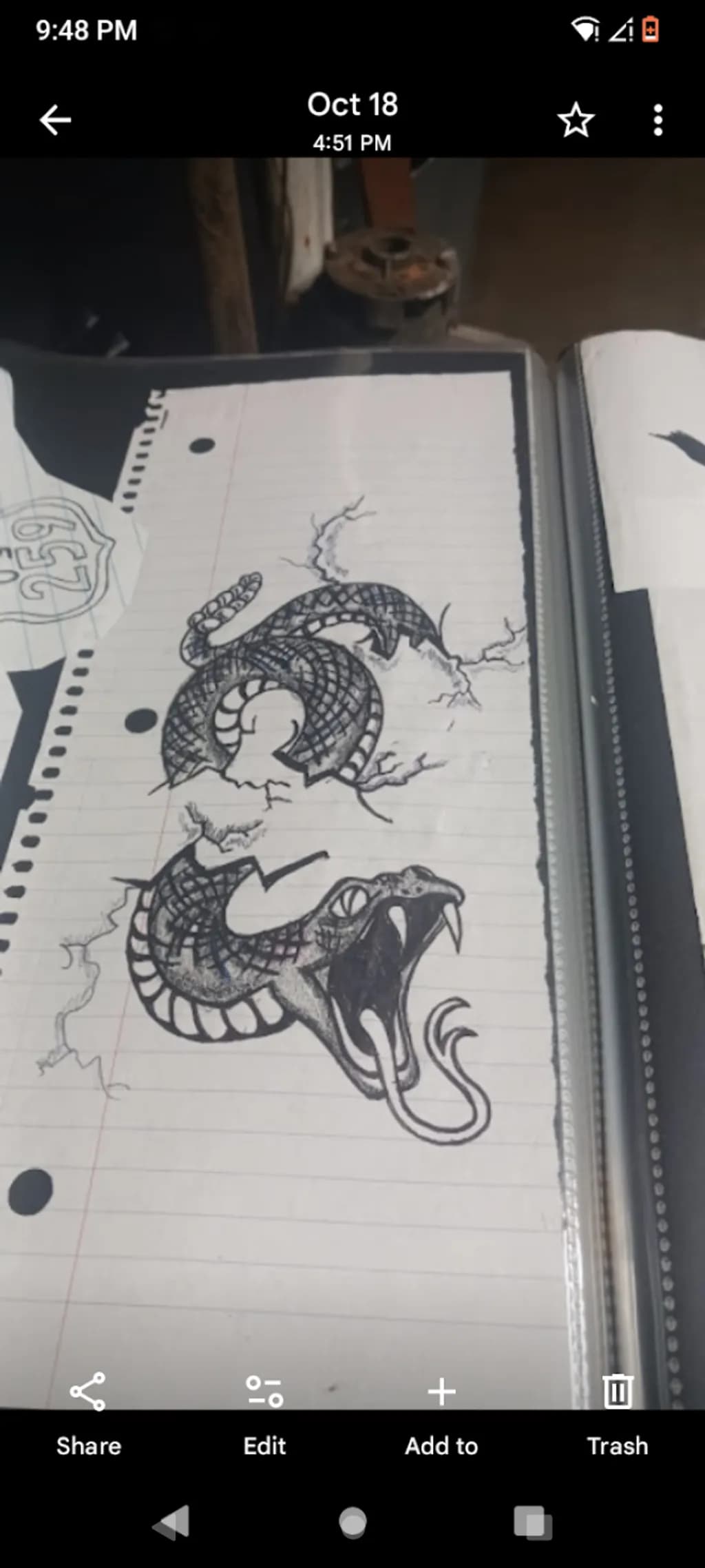 inbound Serpent Drawing