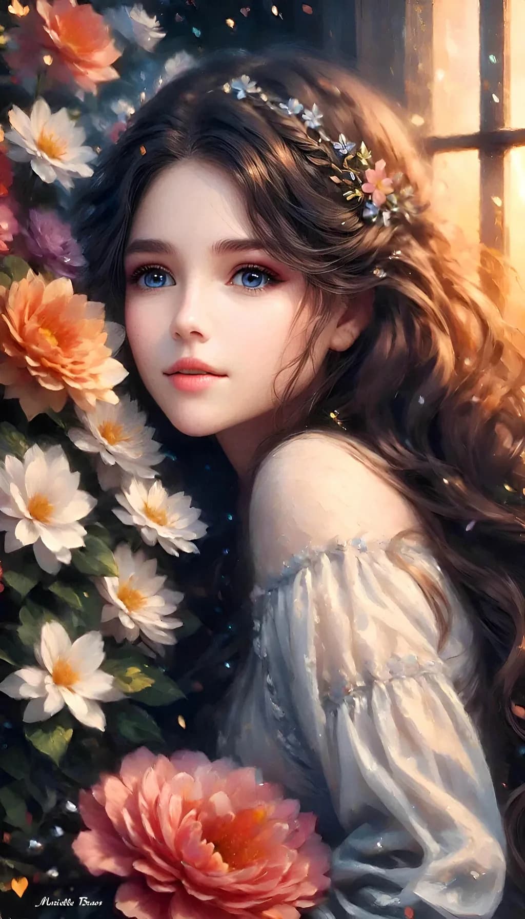 Garden Window Portrait