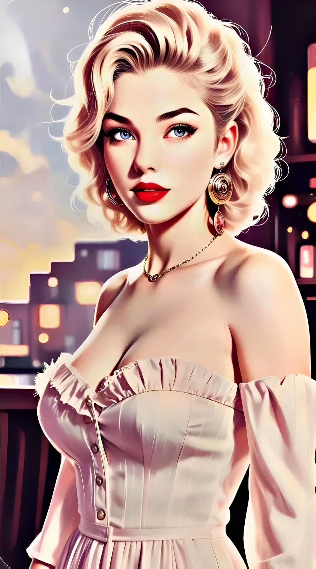 Vintage Blonde Glamour