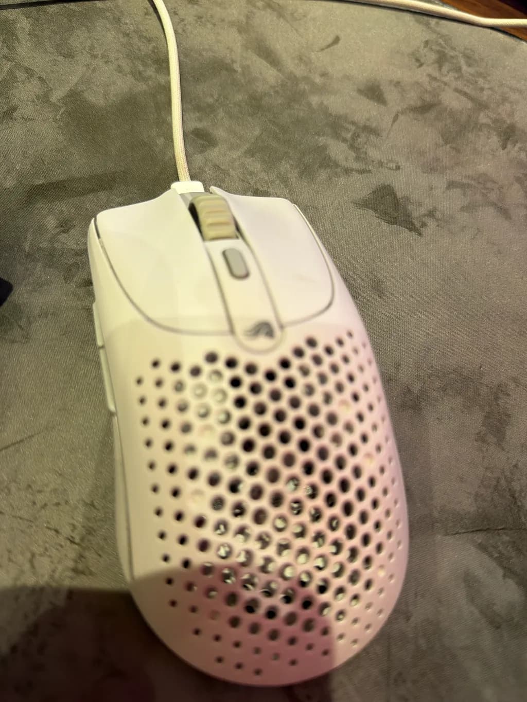 White Perforated Mouse