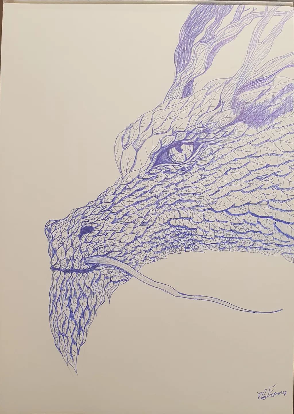 Dragon Head Detail
