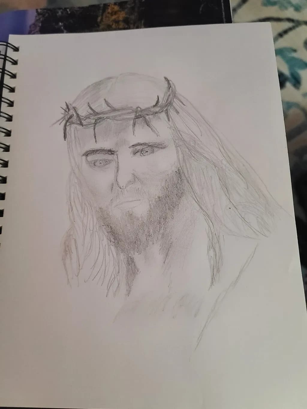 Crowned Figure Sketch