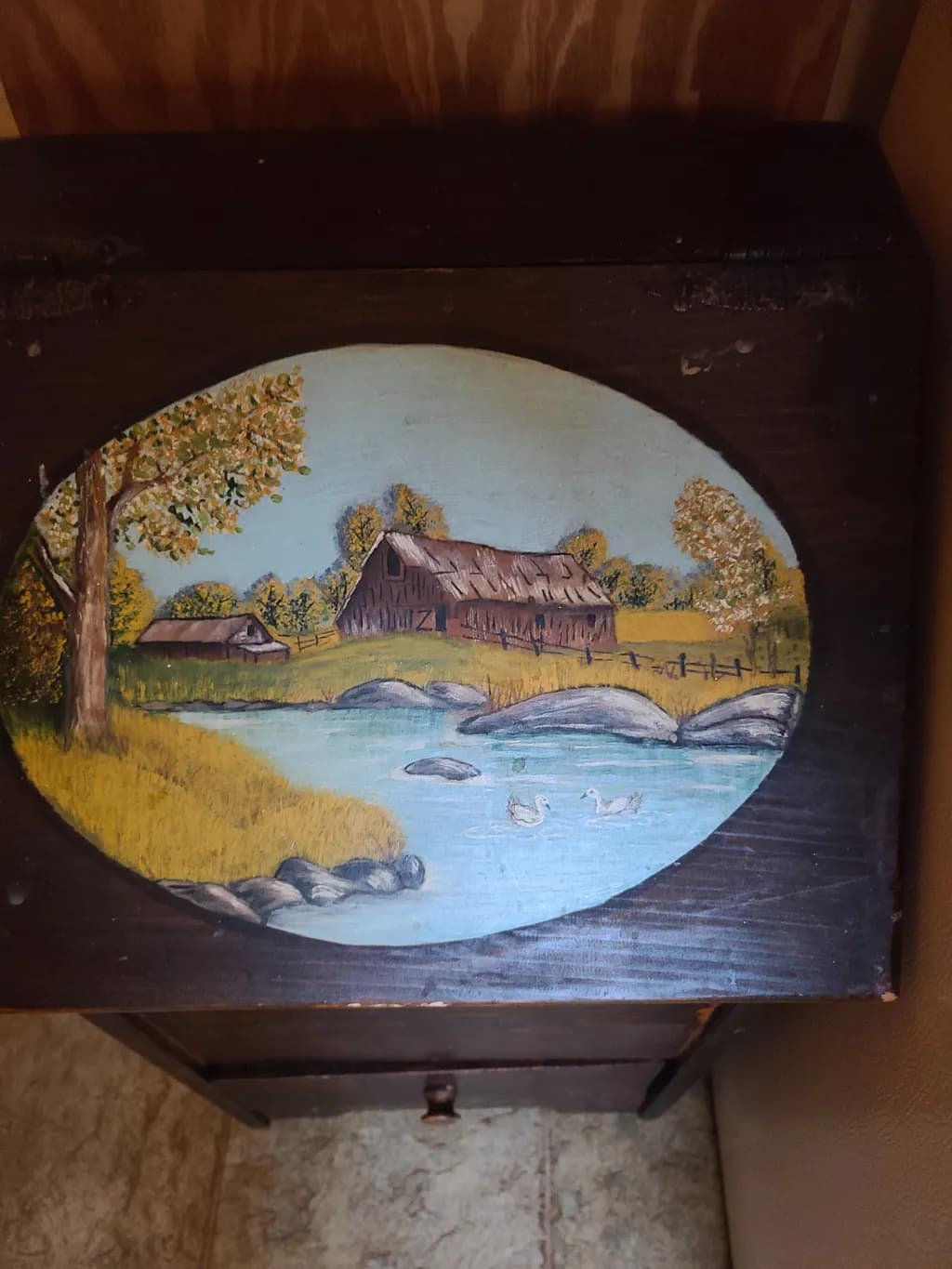 Barn by the Pond