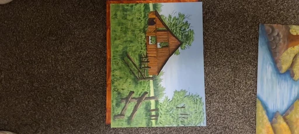 Rustic Barn in Meadow