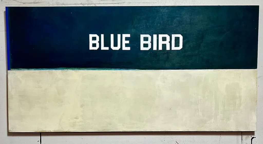 Blue Bird Sign