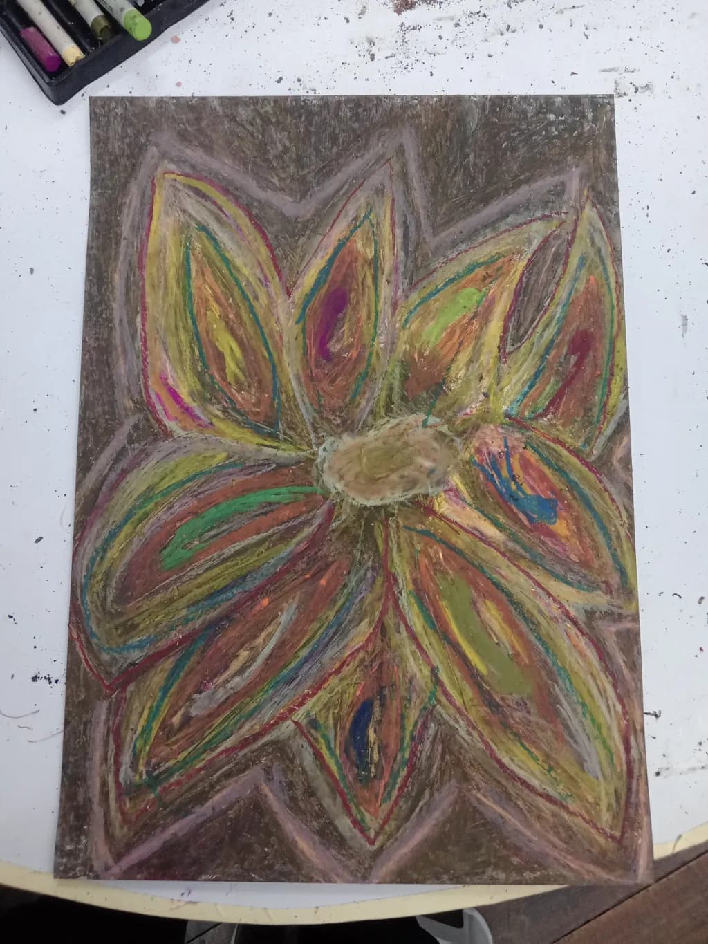 Abstract Flower Burst