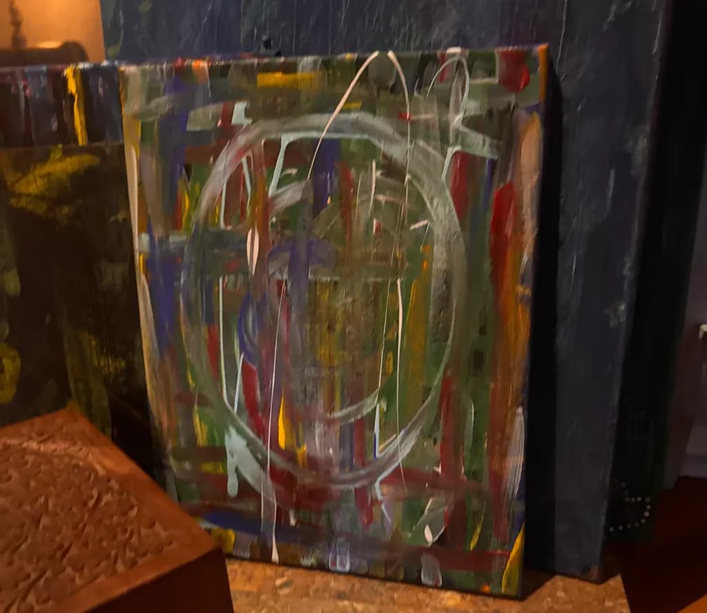 Abstract Circles Canvas