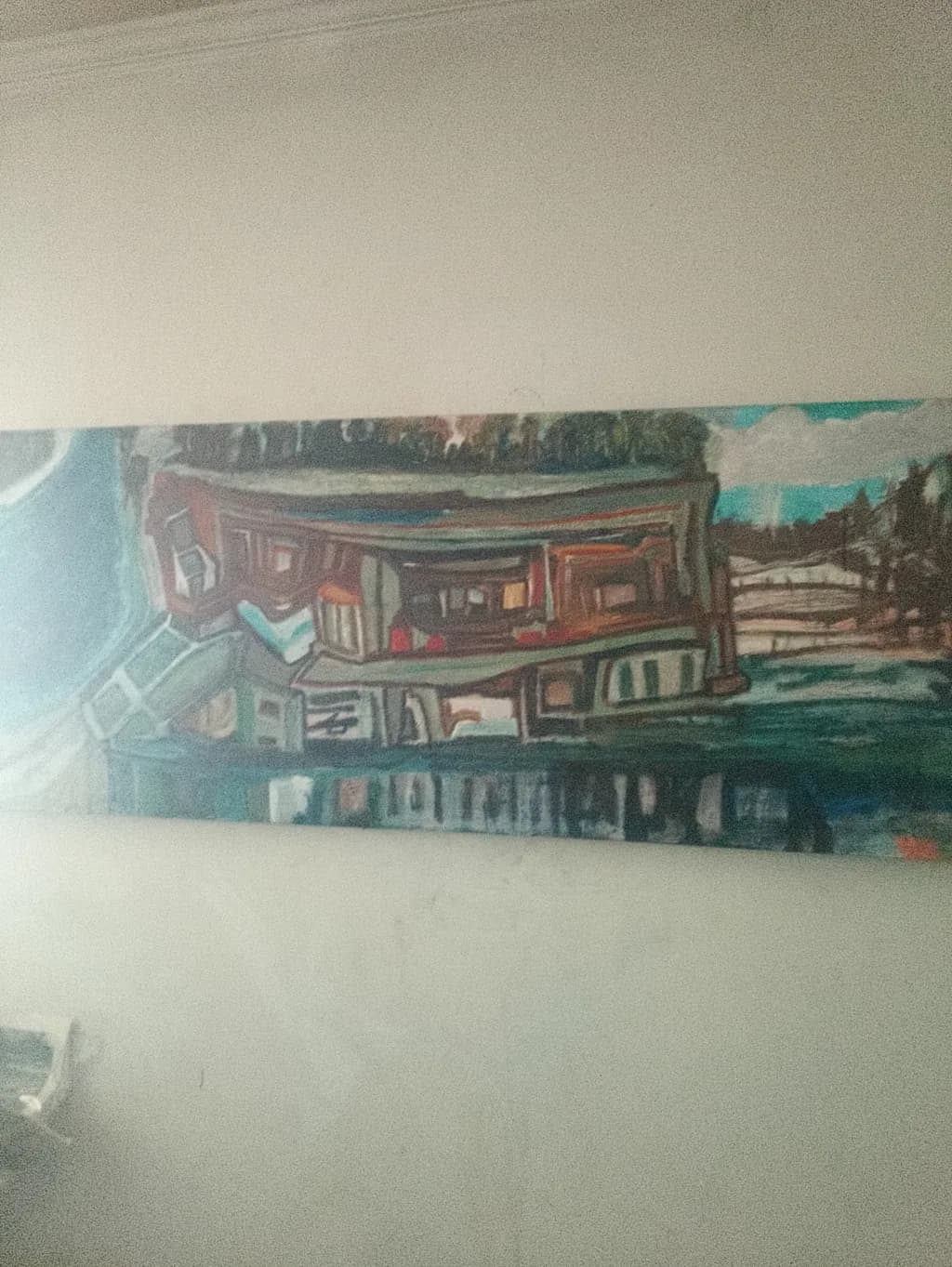 Reflected House on Water