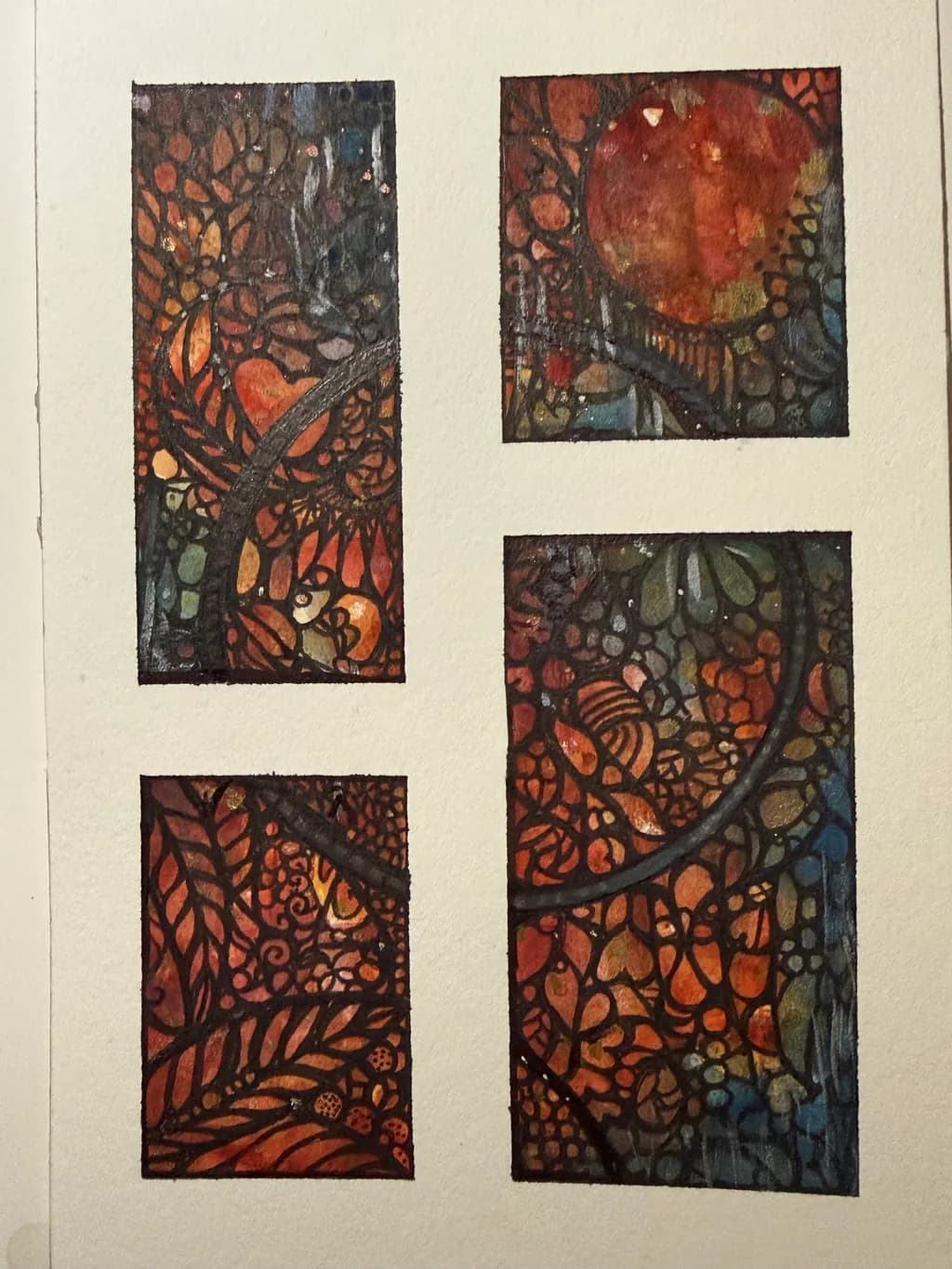 Autumn Leaves Mosaic