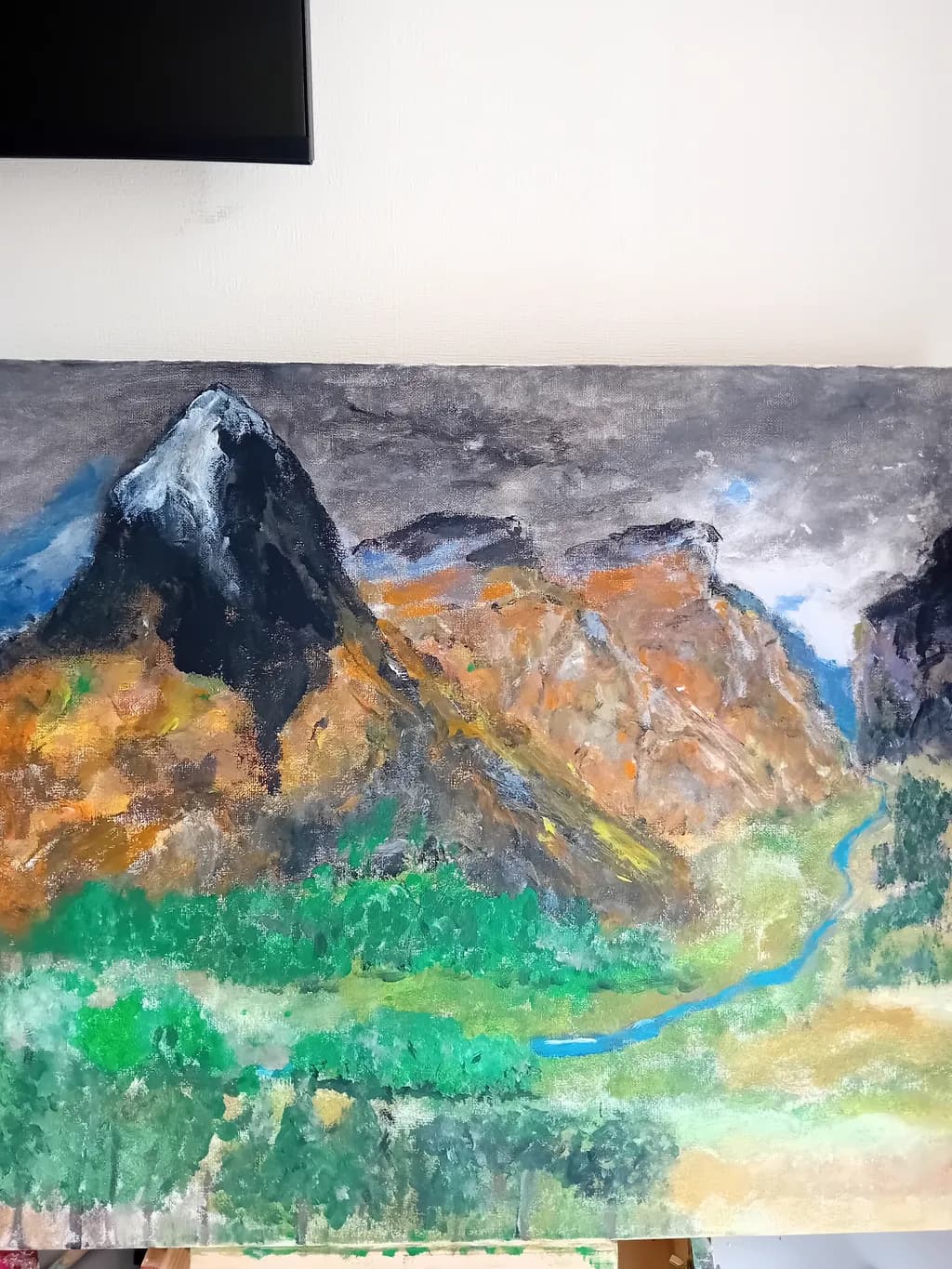 Mountain Landscape with River
