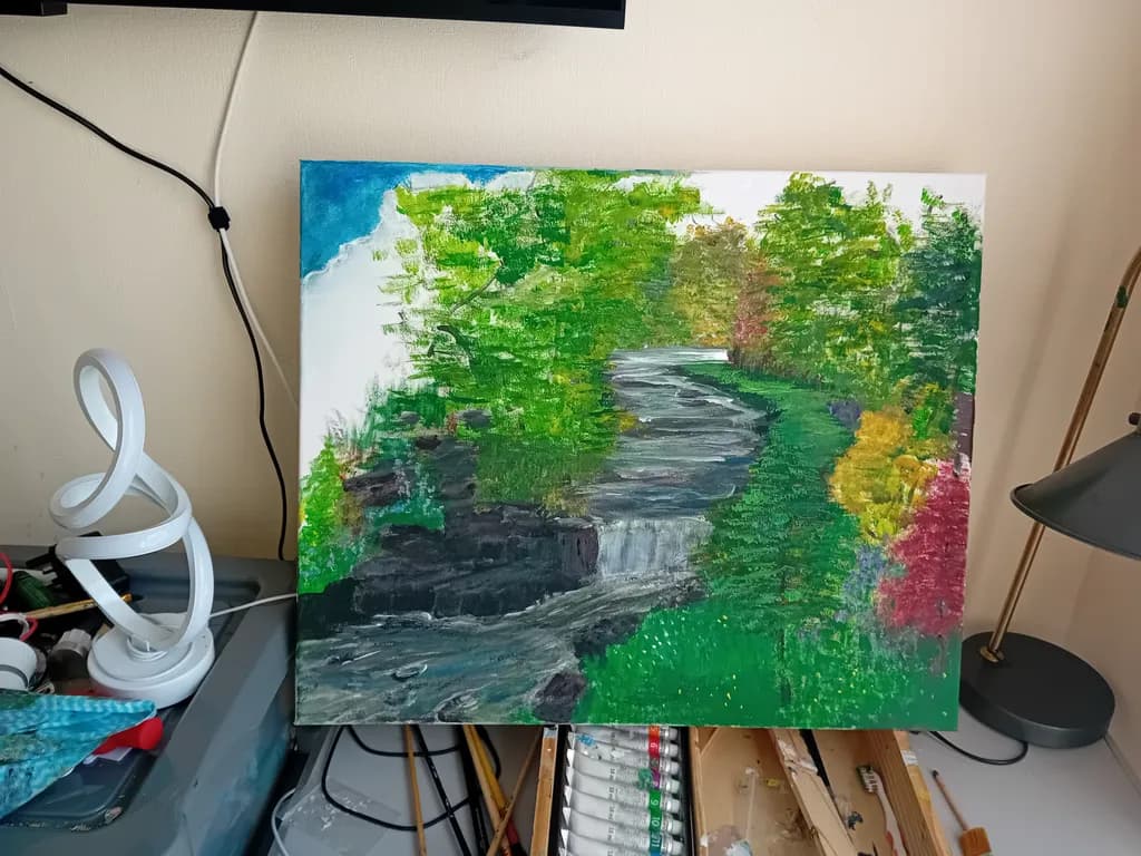 Forest Stream Path