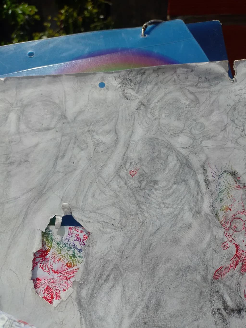 Torn Sketch Figures