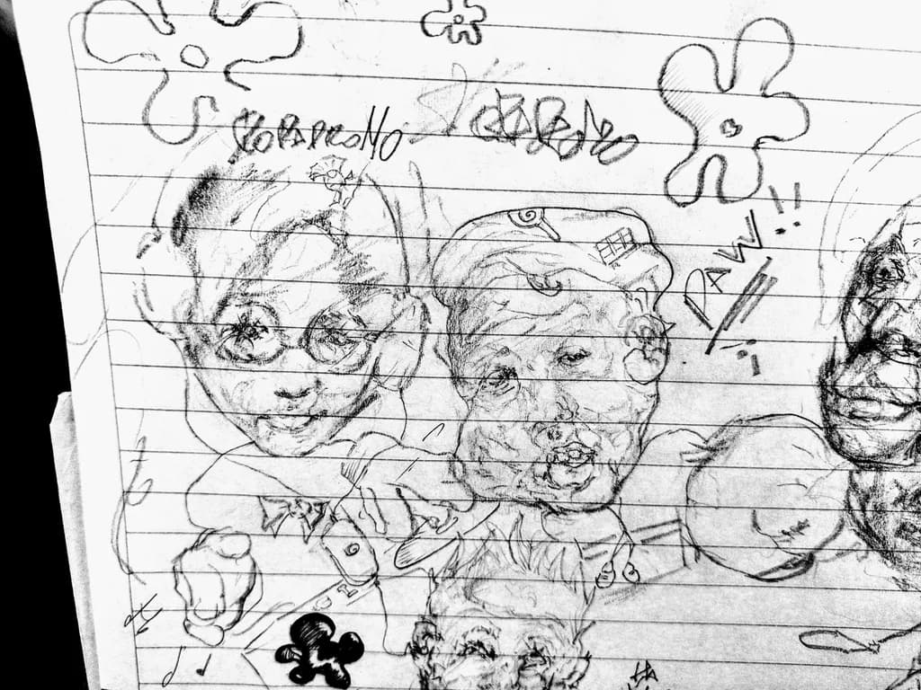 Notebook Doodle Trio