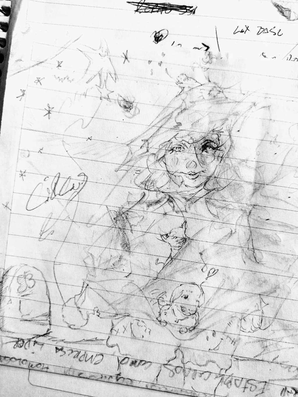 Notebook Star Sketch