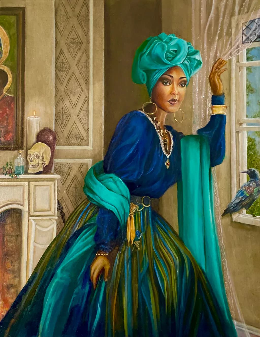 Regal Veil Portrait