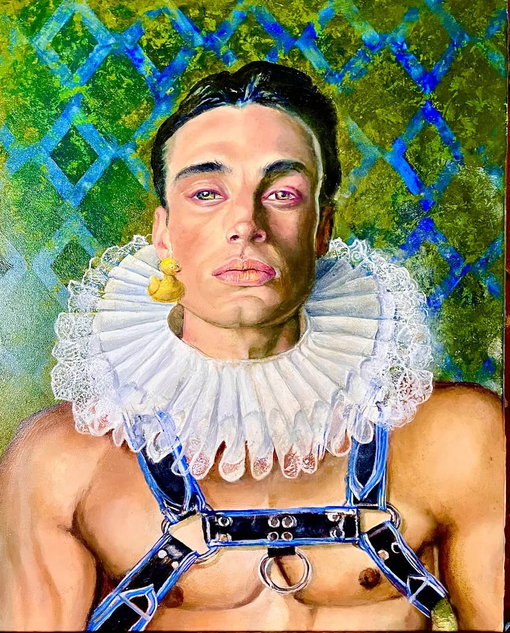 Ruffled Harness Portrait