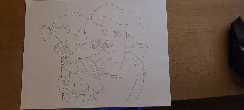 Mother and Child Embrace