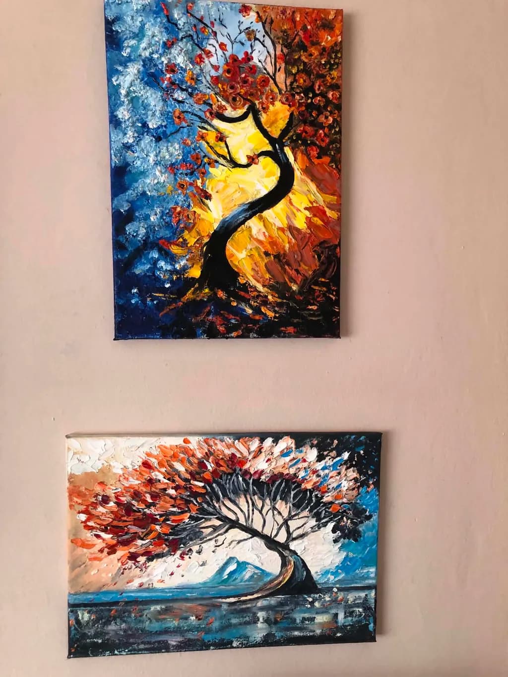 Fiery Autumn Trees