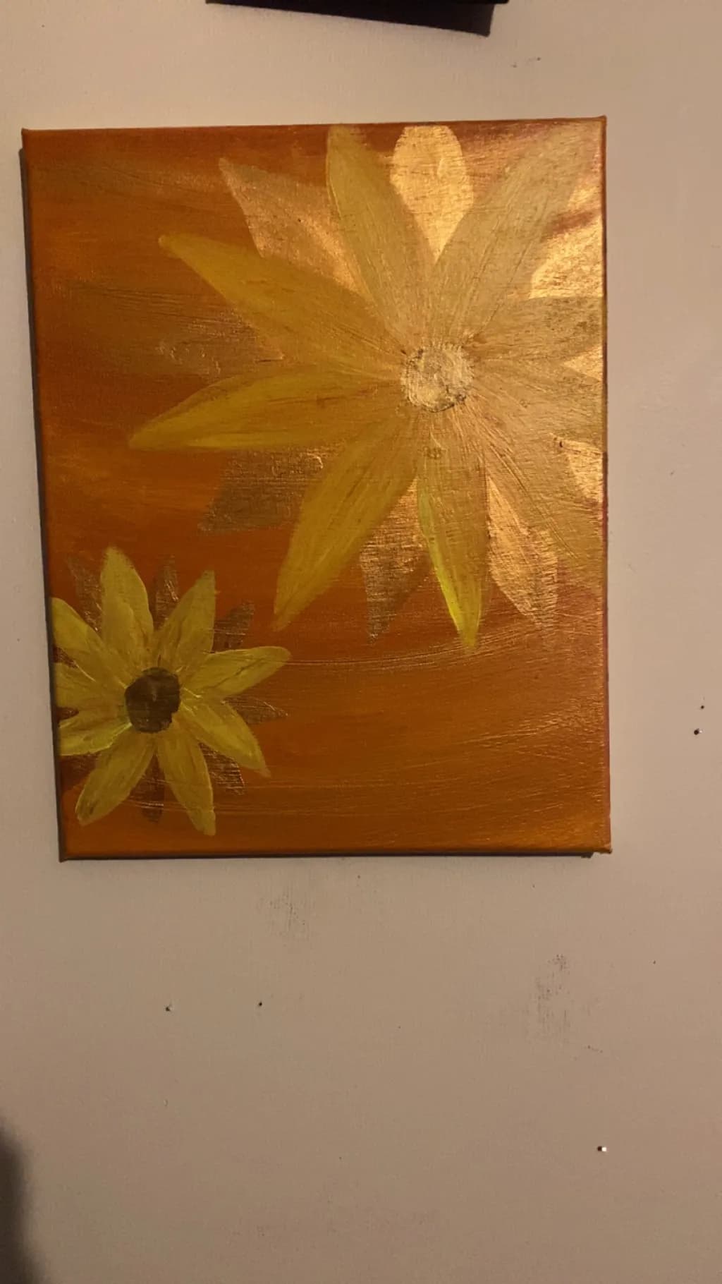 Yellow Flower Canvas