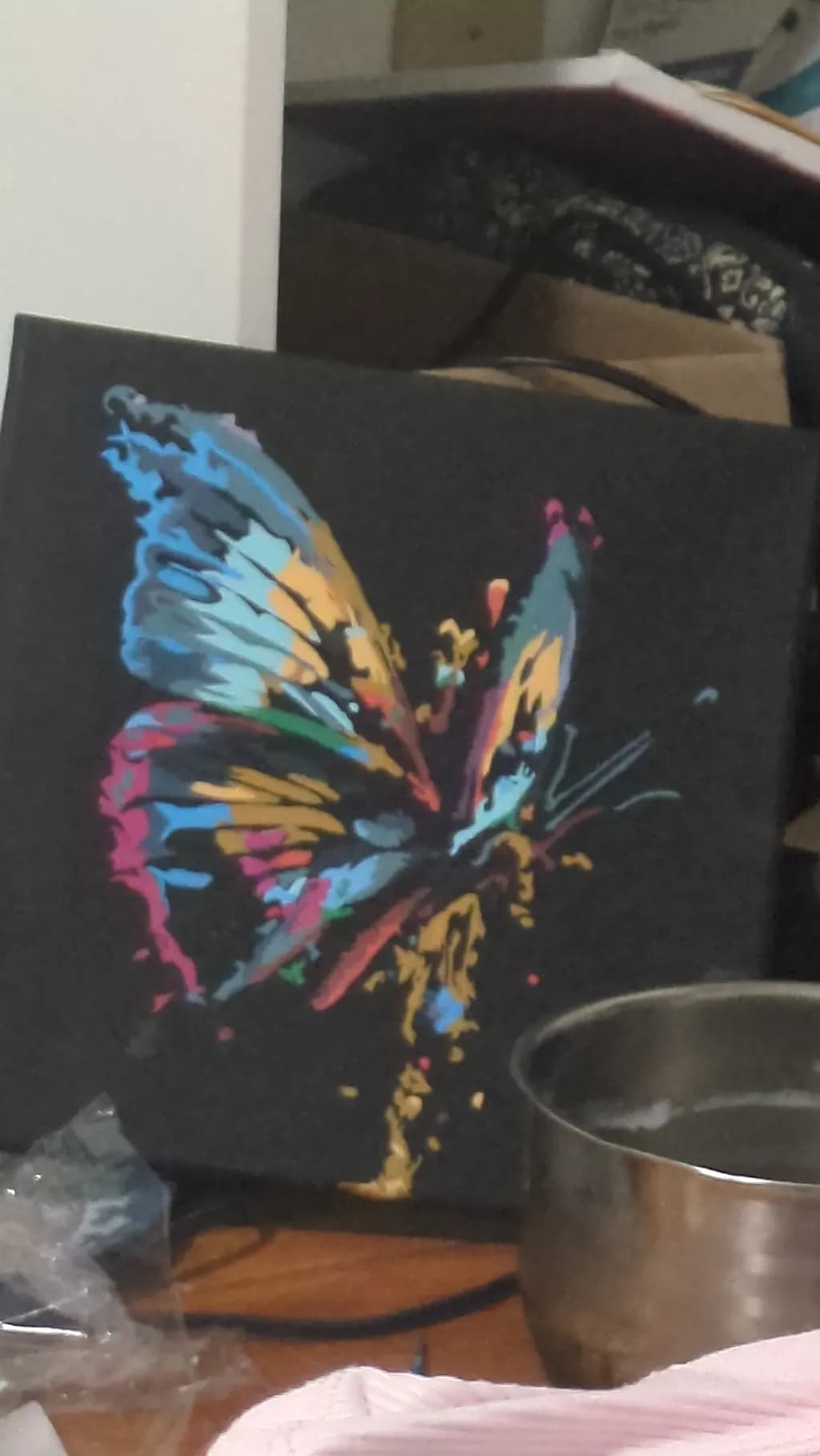 Colorful Butterfly Splash