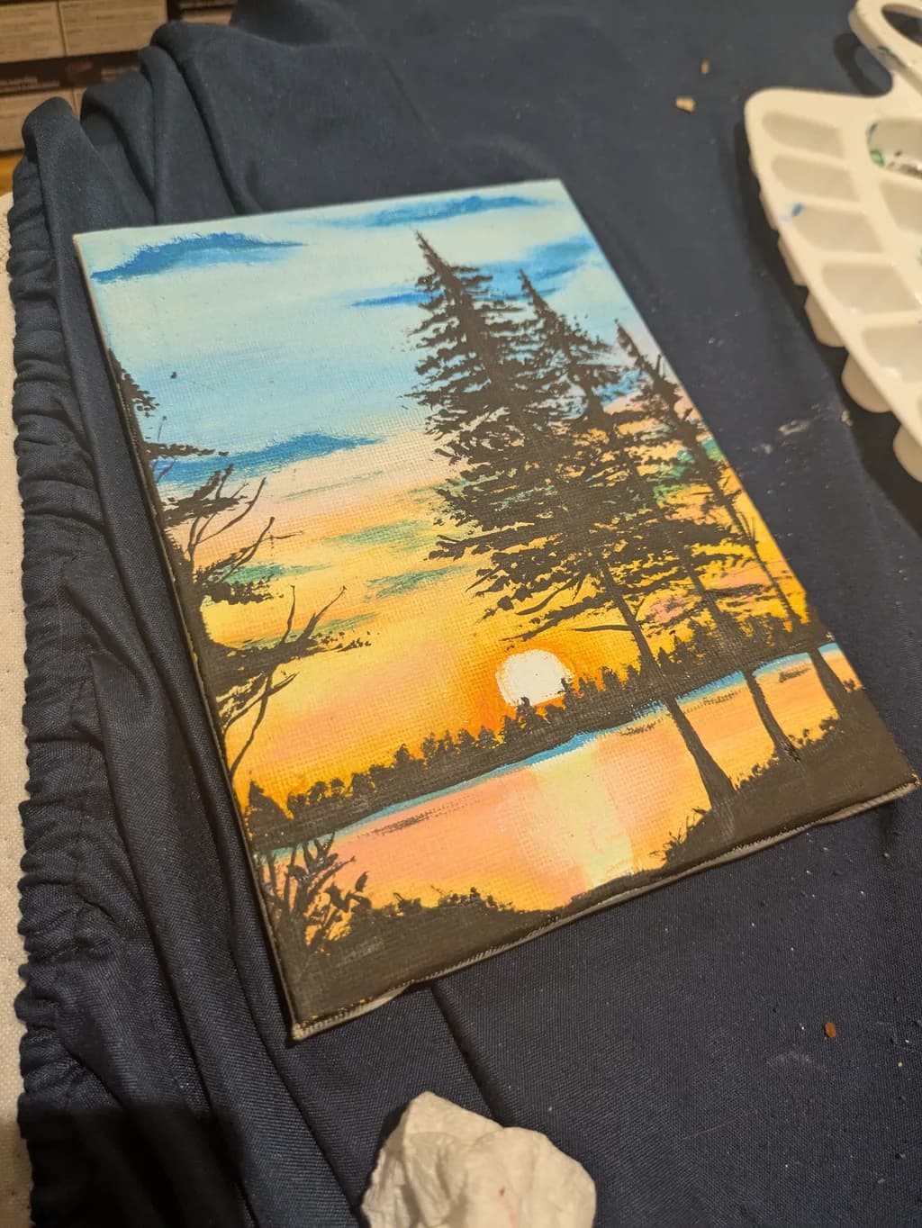 Sunset by the Lake