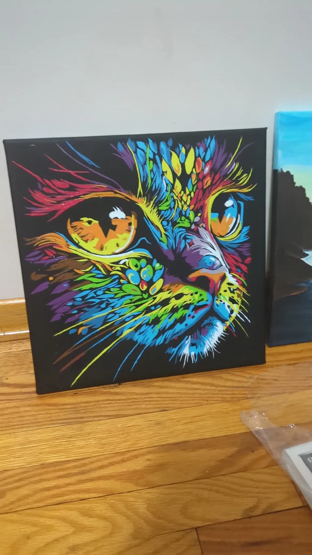 Colorful Cat Portrait