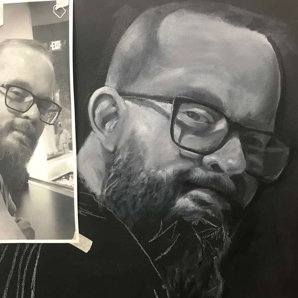Bearded Man Portrait