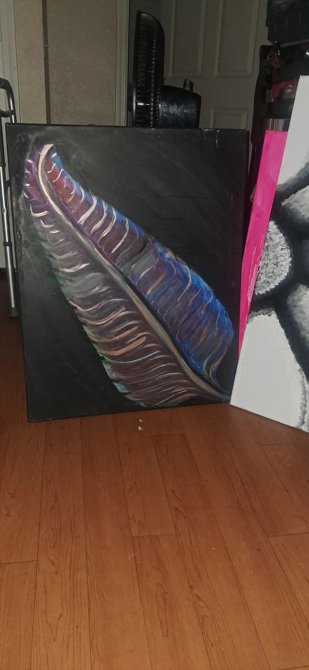 Abstract Feather Study