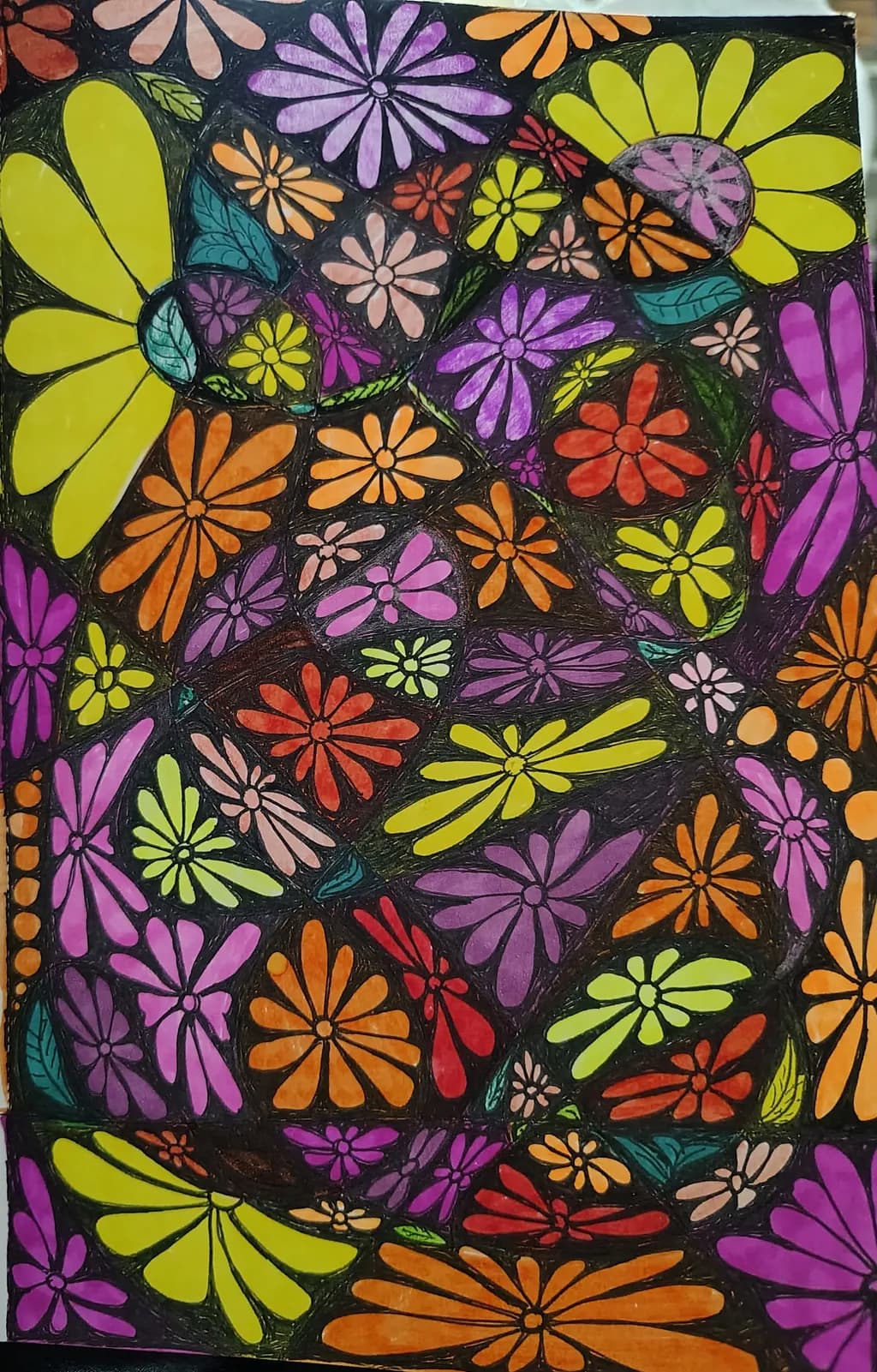 Floral Mosaic Patterns