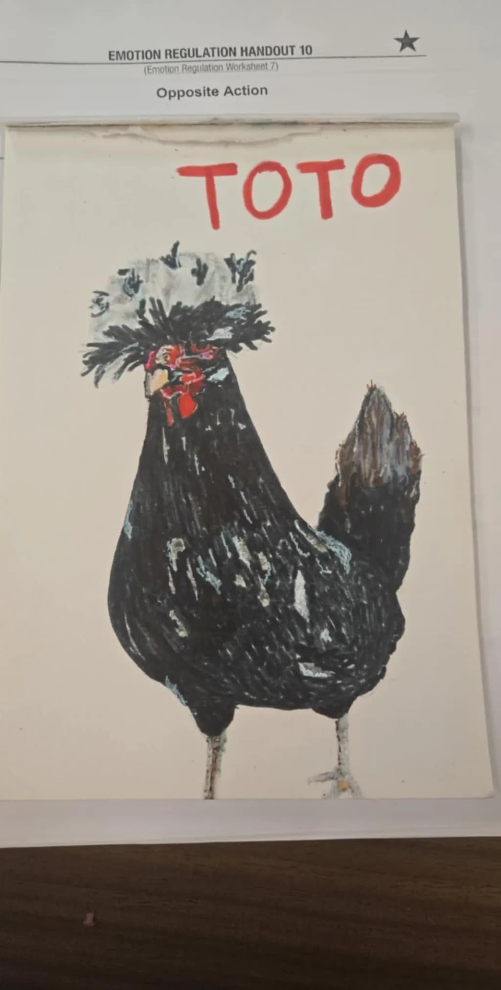 Toto Rooster Portrait