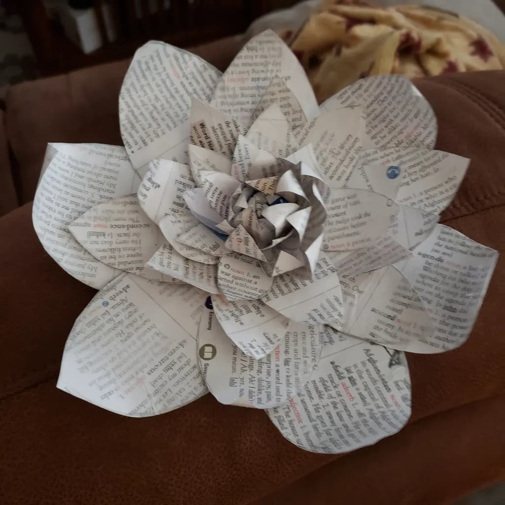 Paper Flower Sculpture