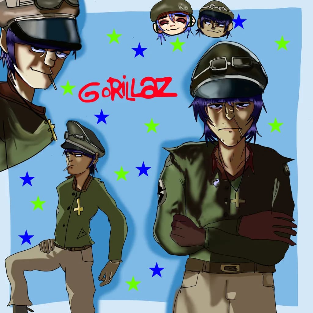 Gorillaz Character Study