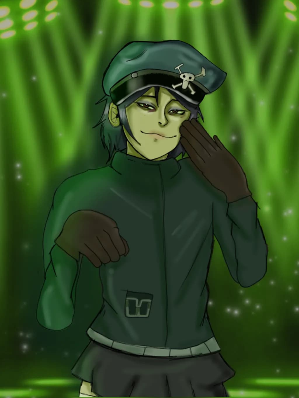 Skull Hat Character
