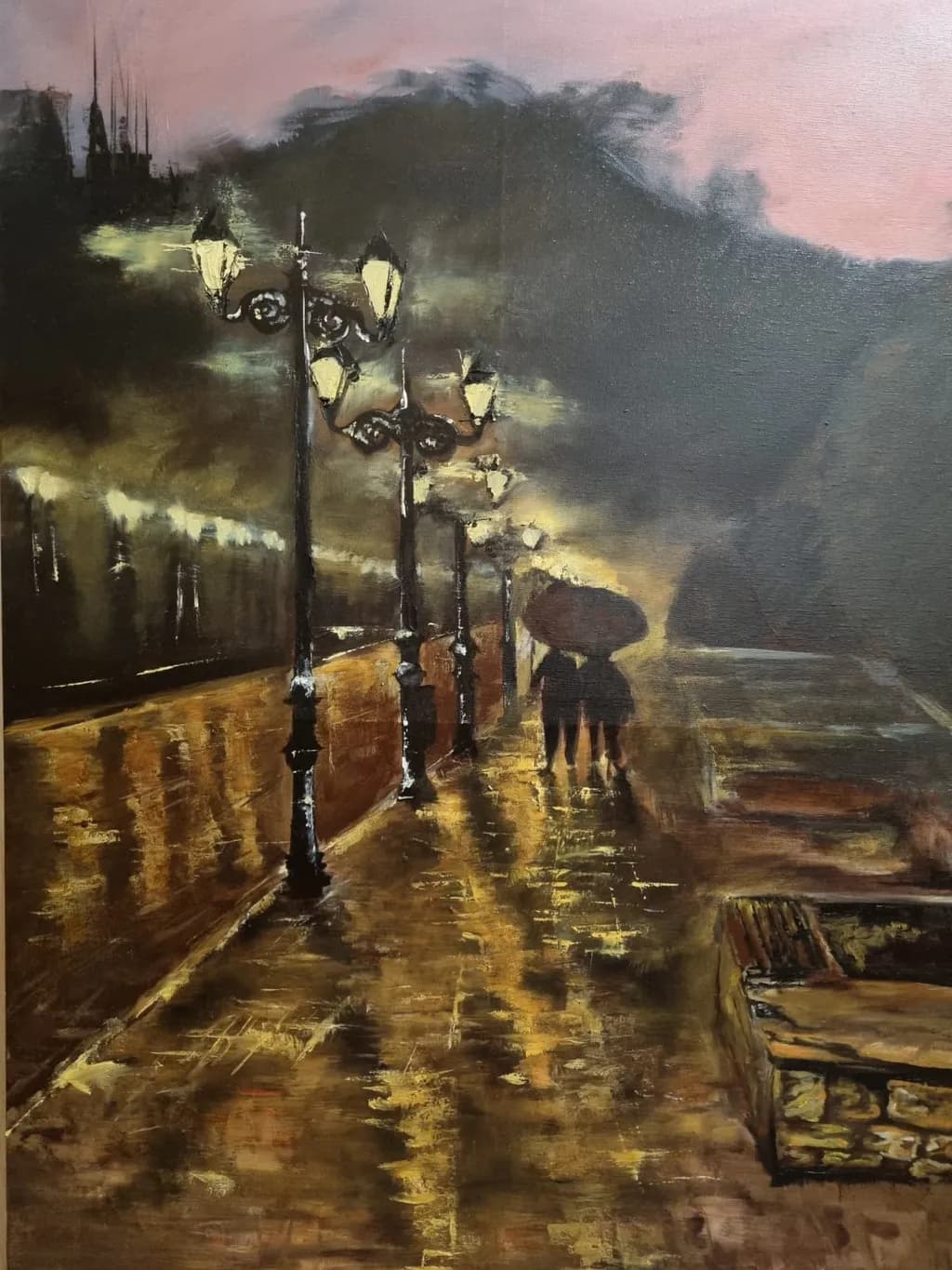 Rainy Evening Pathway