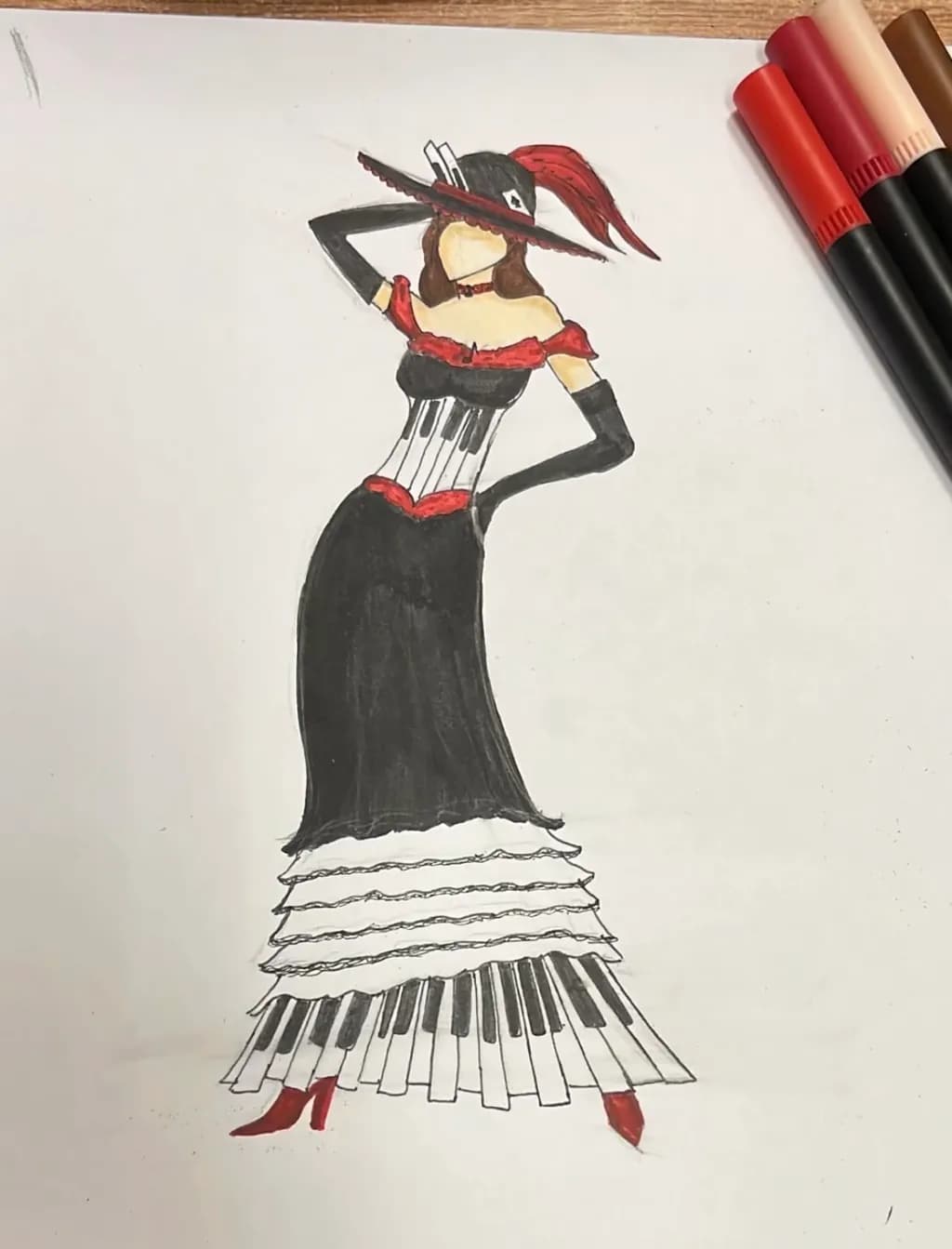 Piano Dress Elegance