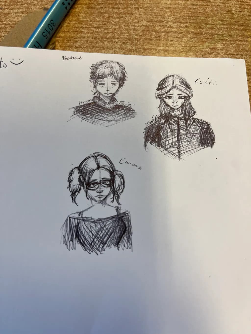 Character Trio Sketches