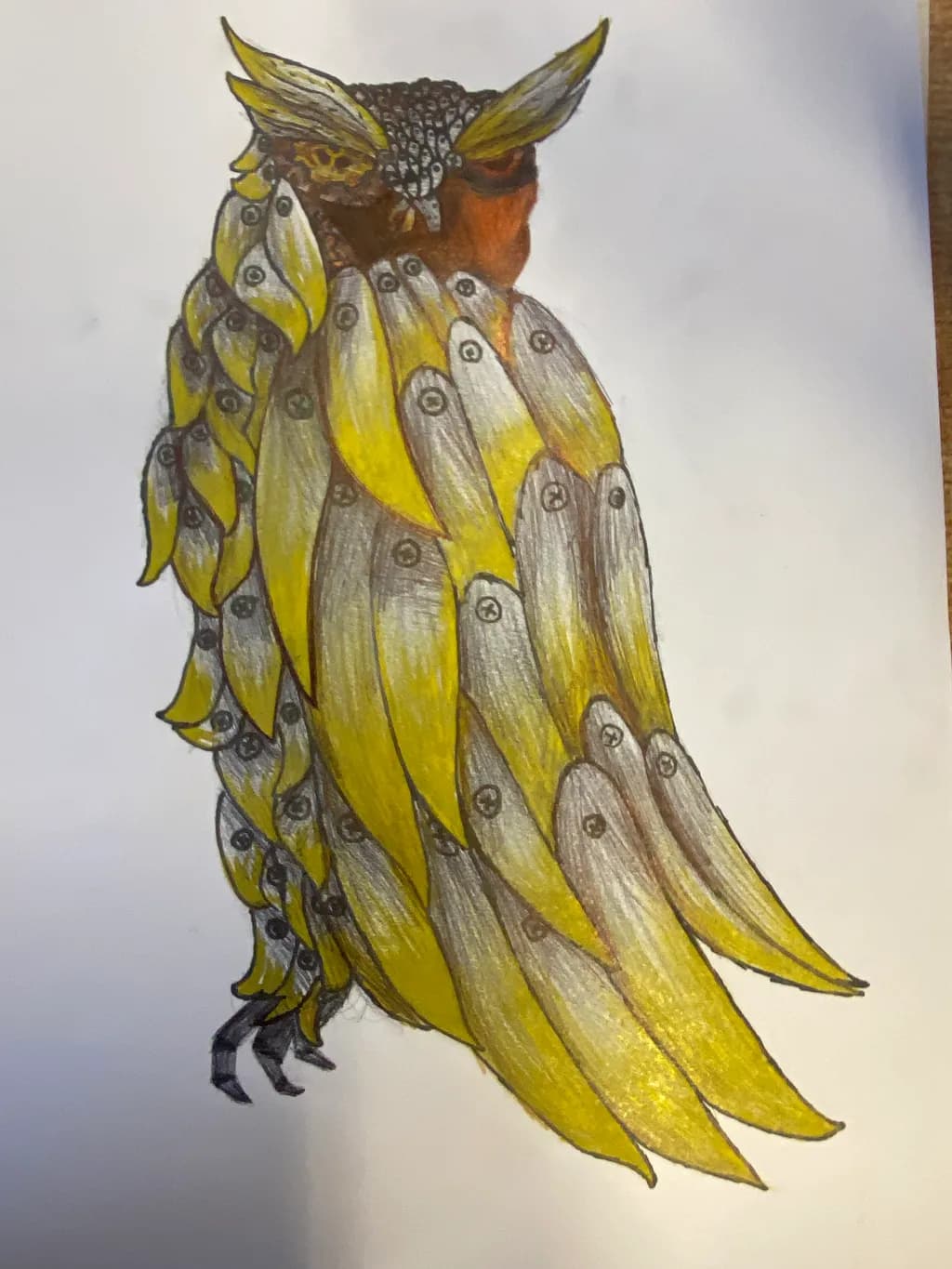 Banana Feather Owl