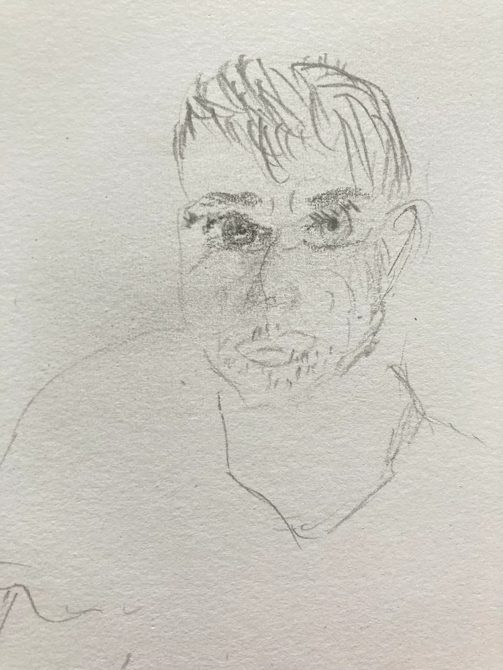 Pensive Portrait Sketch