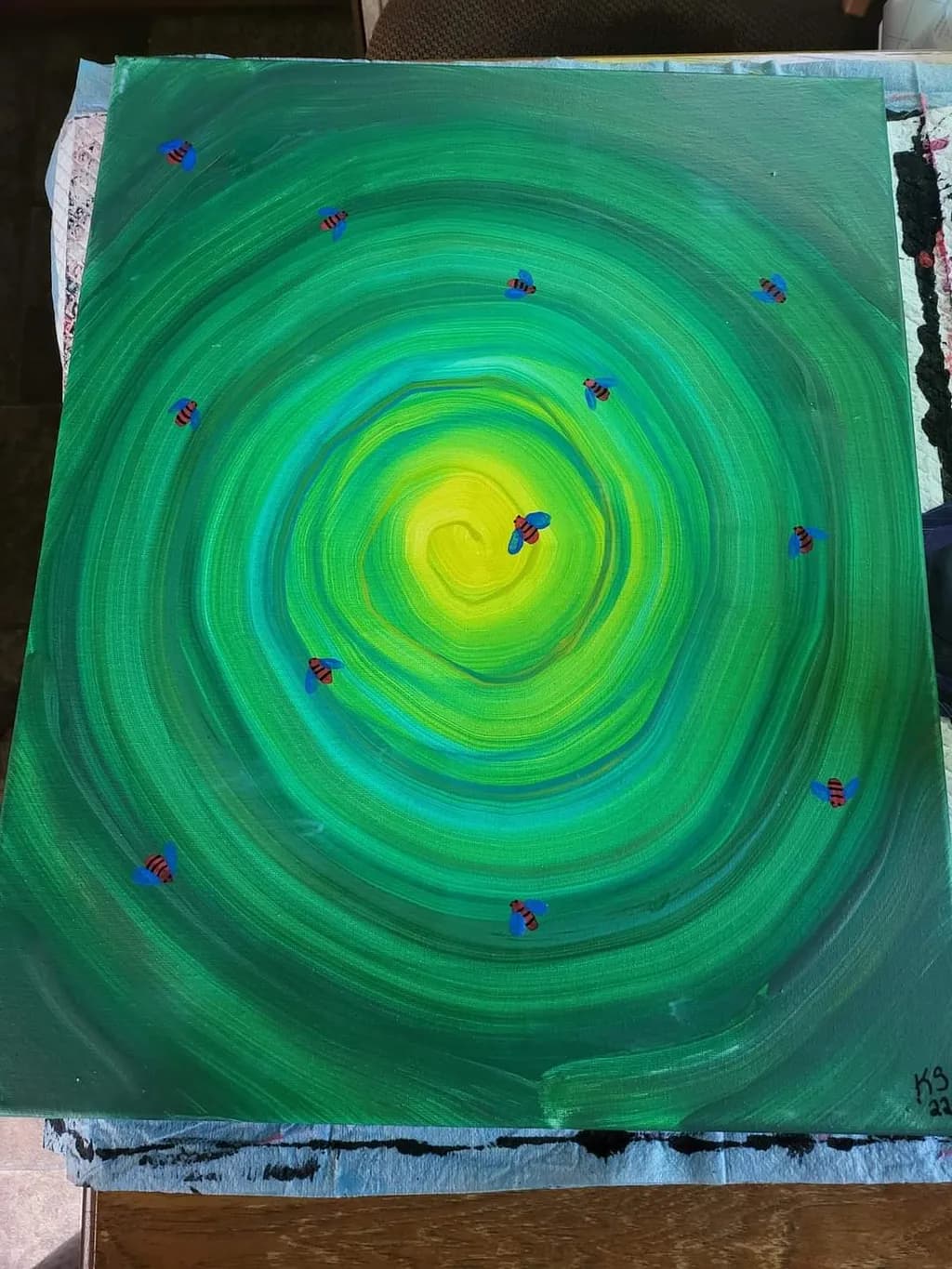 Bee Swarm Spiral