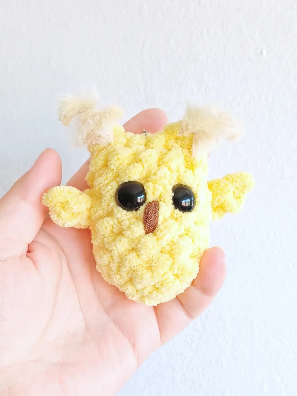 Plush Owl Charm