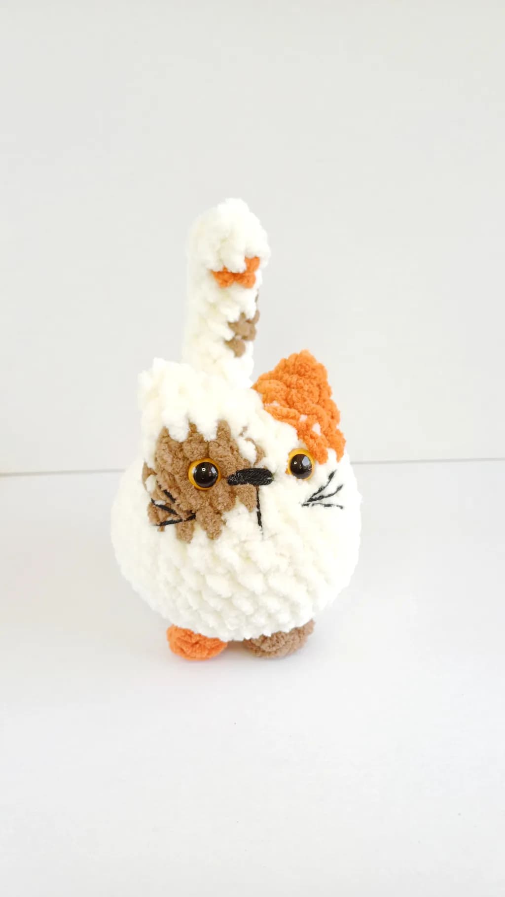 Plush Cat Sculpture